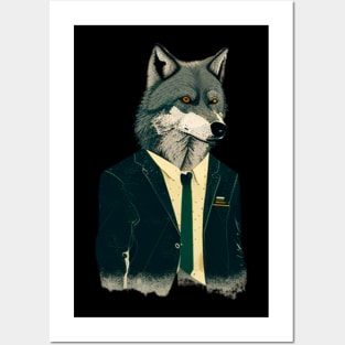 wolf is my spirit animal Posters and Art